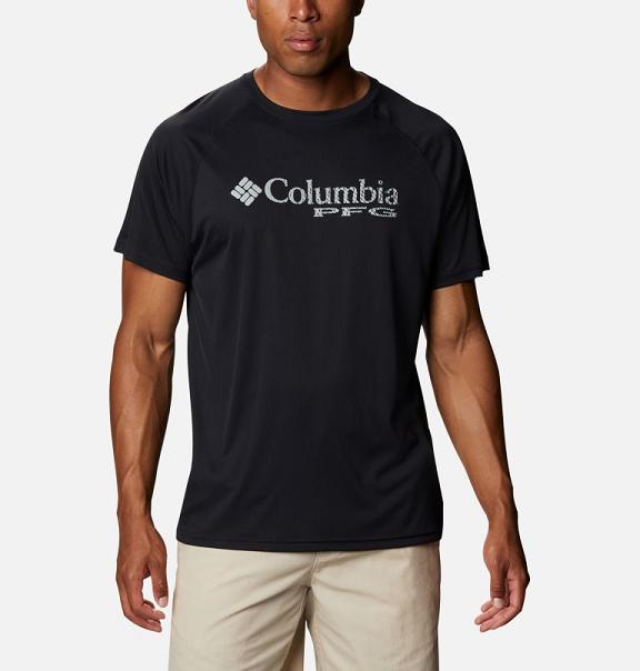 Columbia T-Shirt Herre PFG Respool Sort WYNF32106 Danmark